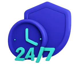 24/7 vöktun á uppitíma